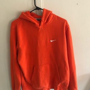 Orange Nike hoodie